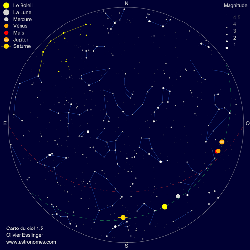 Carte des étoiles - Carte du Ciel - Achat